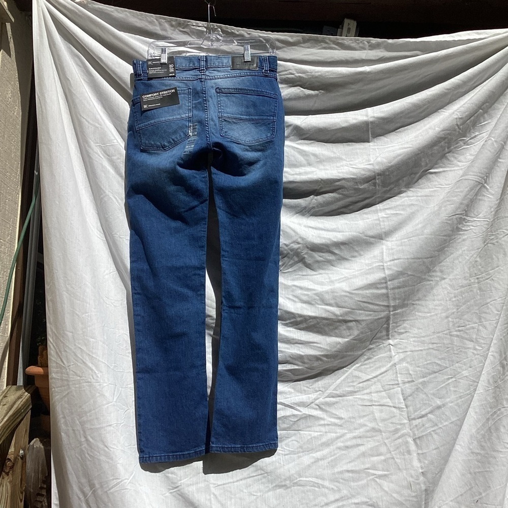 INC NWT slim straight blue comfort stretch jeans, size Waist 30 Length 32 - Picture 10 of 10